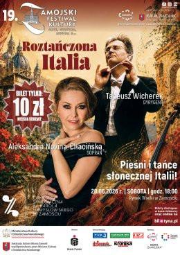 Zamość Wydarzenie Koncert 19. Zamojski Festiwal Kultury "arte, cultura, musica e.." - Roztańczona Italia